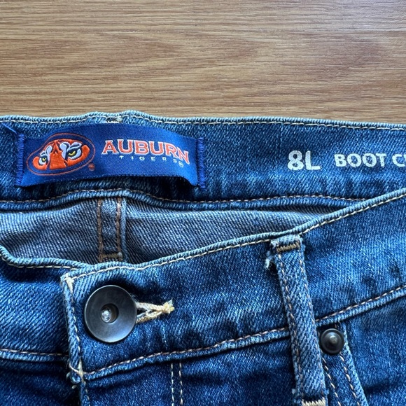 Auburn University womens bootcut jeans size 8L - Picture 3 of 7